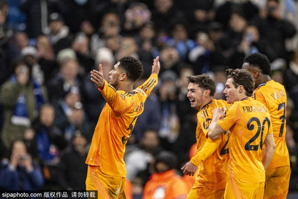 欧冠-哈兰德2球姆巴佩破门 贝林92分钟绝杀曼城2-3皇马