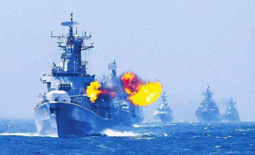 中美关系恐有大变!大批解放军军舰直奔台海,外交部霸气回应