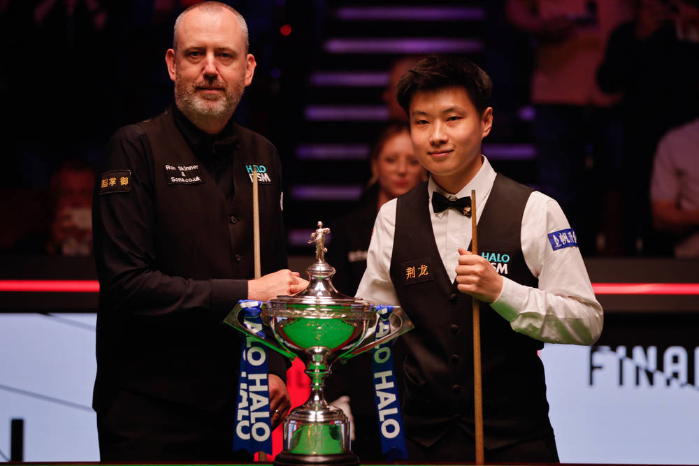 2025斯诺克世锦赛决赛第一阶段 赵心童7比1领先