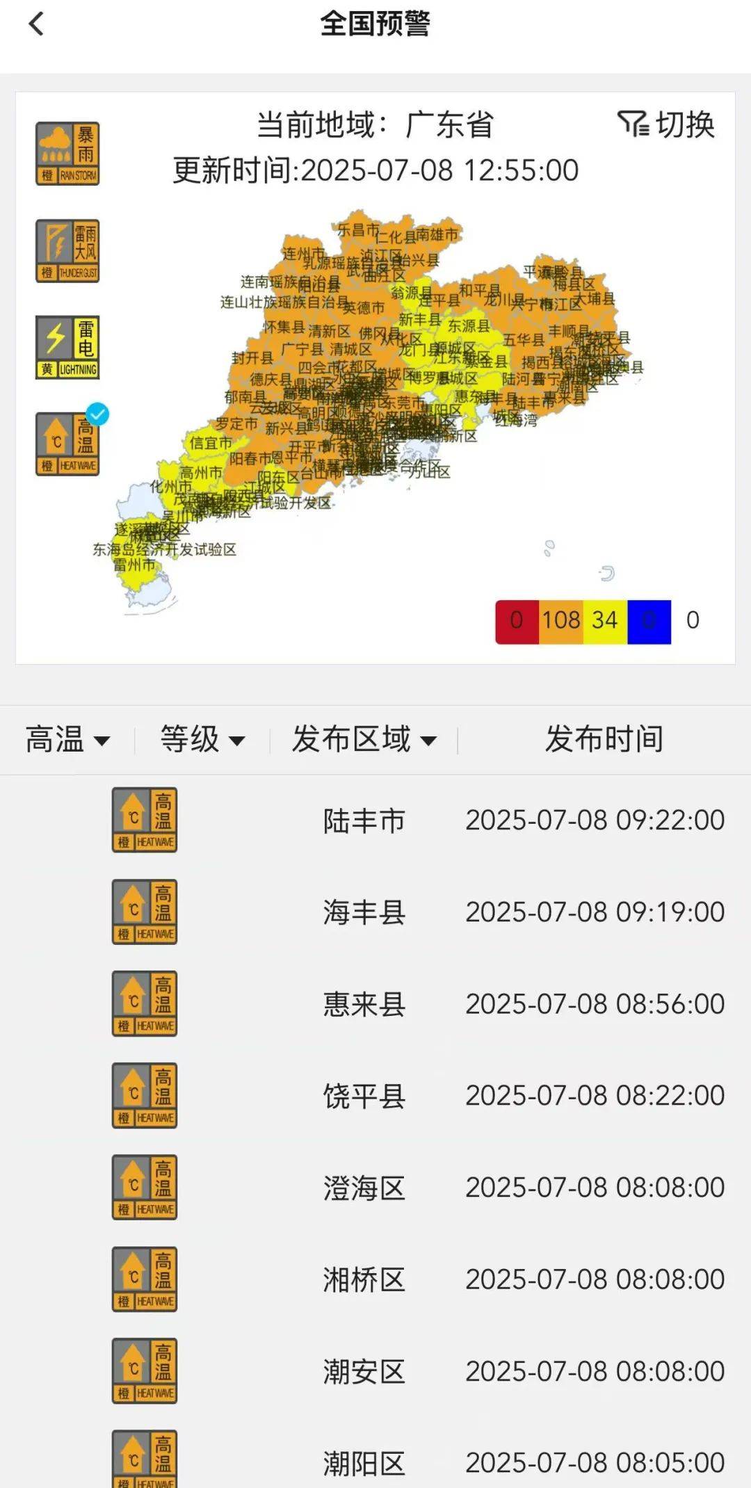 台风要折回广东!广州紧急提醒:今天体感将到40℃
