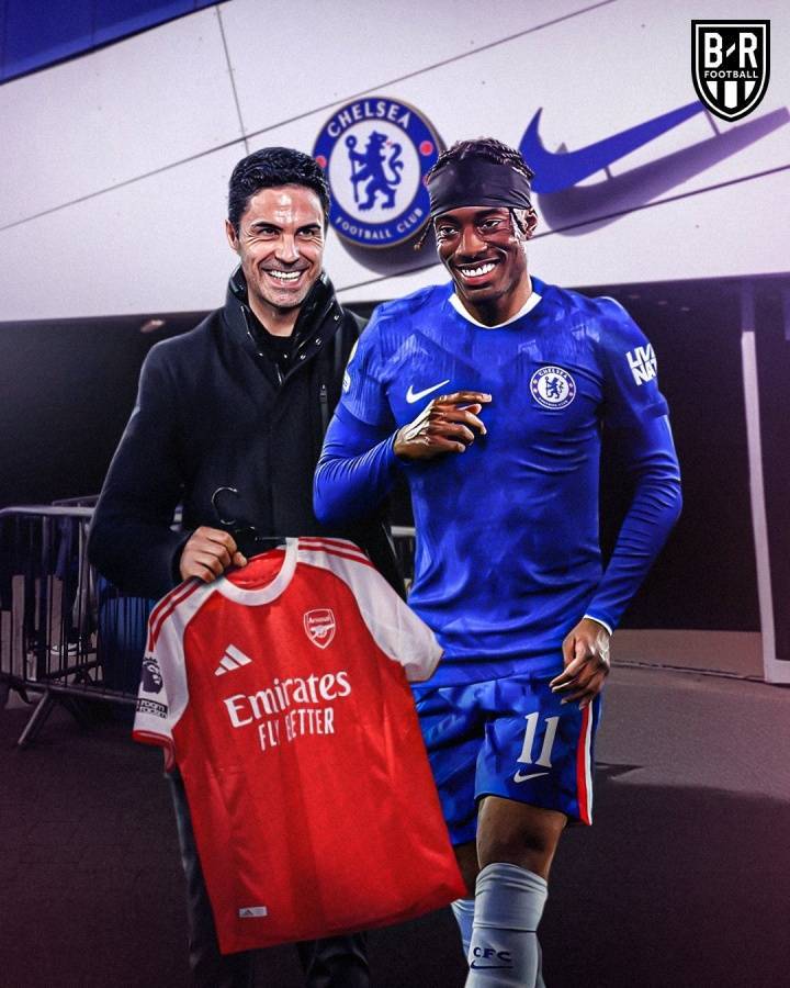 电讯报：马杜埃凯场均射门、推进、夺回球权均高过萨卡&amp;马丁内利