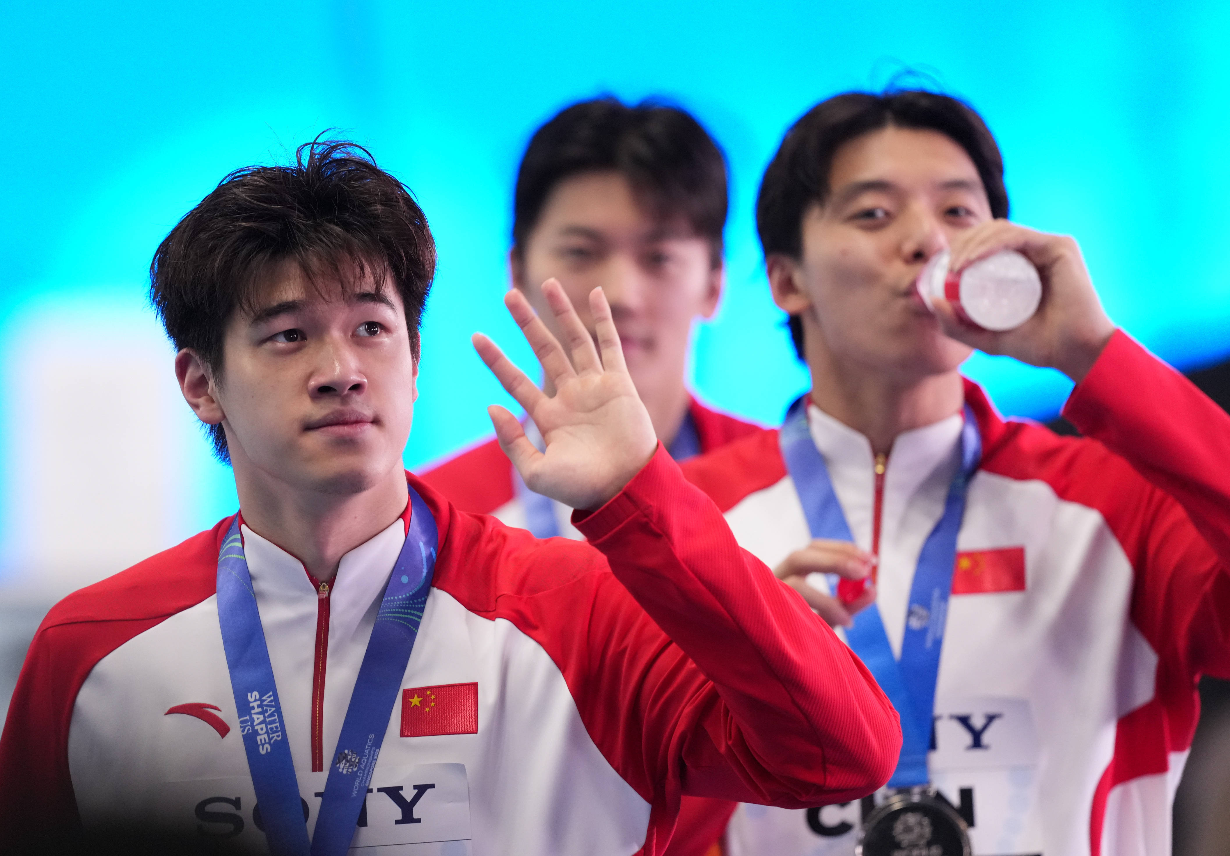 游泳世锦赛丨男子4X200米自由泳接力决赛赛况