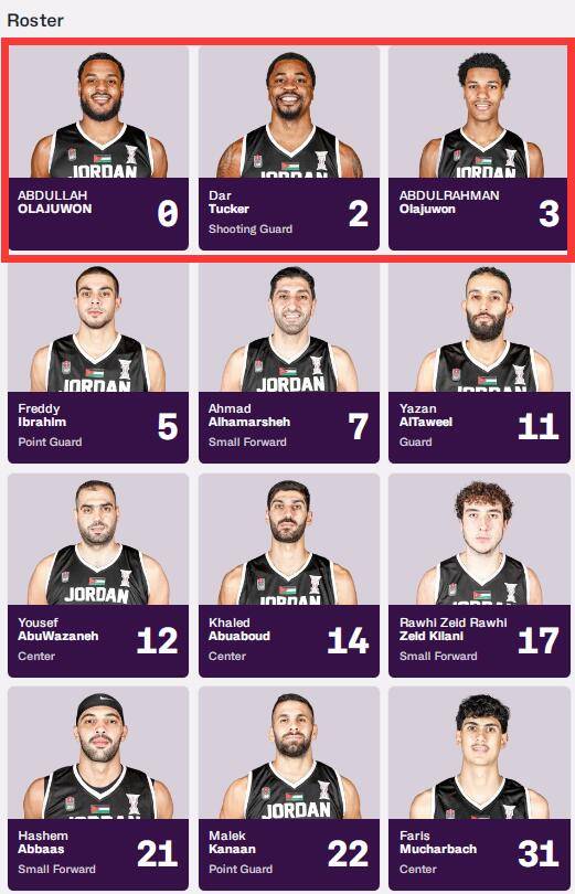 超级归化+奥拉朱旺两子！中国男篮小组对手不容小视