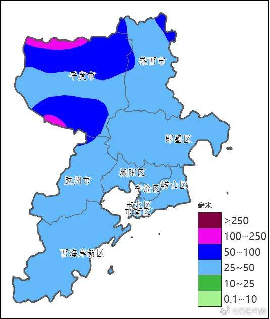 最新预报！青岛有大雨到暴雨局部大暴雨！降雨时段→