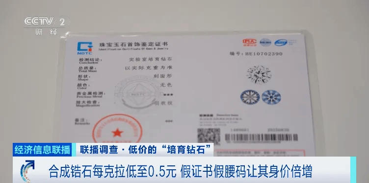 假的!别戴!这种“钻石”,进货仅0.5元