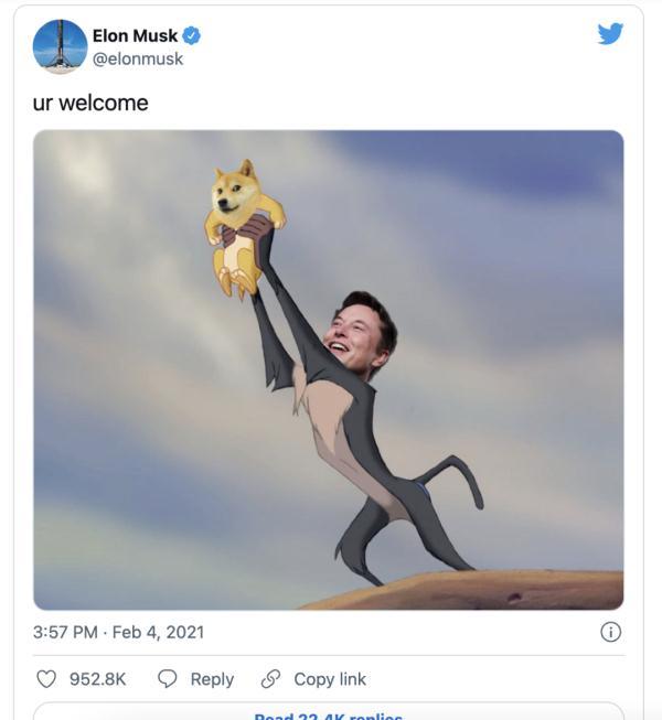 SpaceX接受狗狗币支付(spacex将带一枚狗狗币到月球)